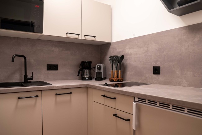 App. Auszeit, Küche